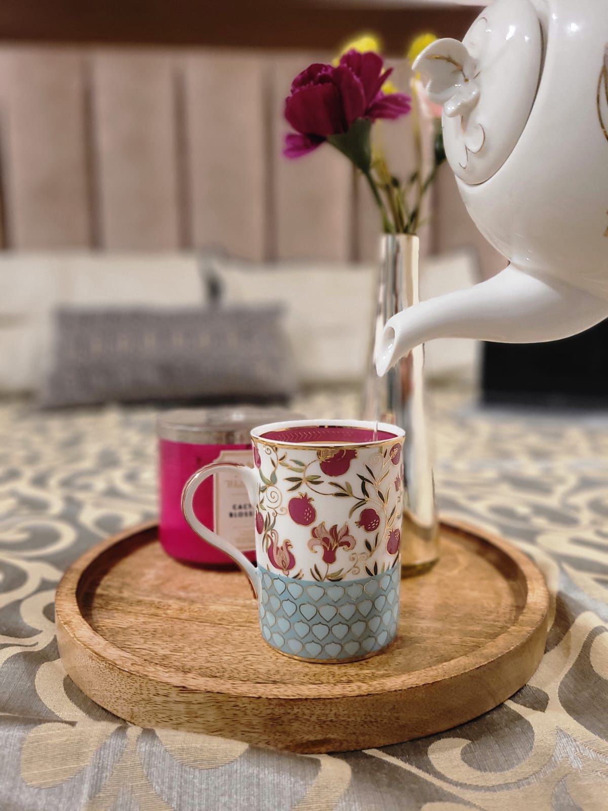 Coffee Mug Bone China - Anarkali (pack of 4)