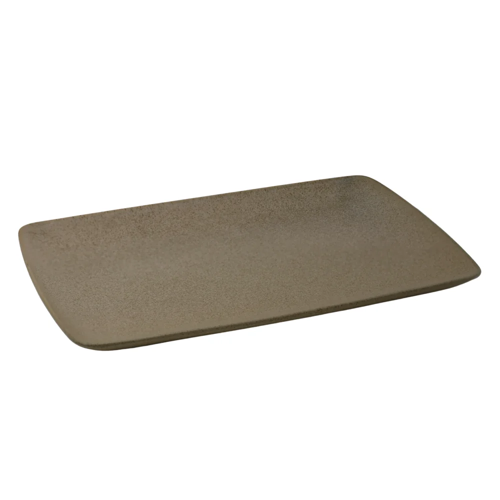 Panache 13.8" x 9.8" Obelisque Rectangular Porcelain Carpaccio Plate - CAR-35 OBELISQUE | 6 Piece Case
