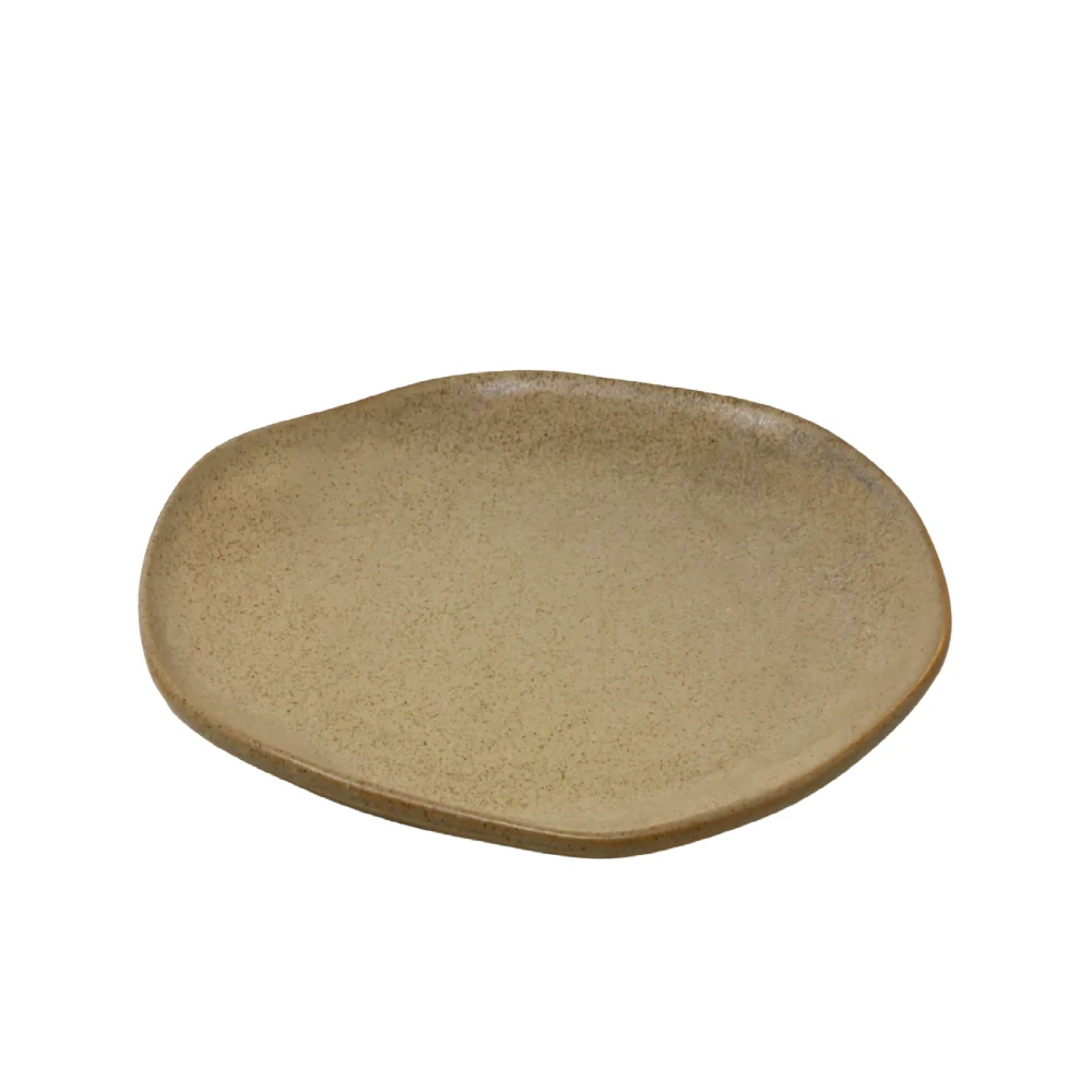 7.5" Obelisque Round Flat Plate - 24/Case - ORG 19 OBELISQUE