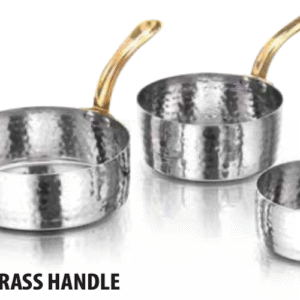 SS Sauce Pan with Brass Handle (No.1)
