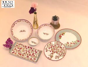 Dinner Set 21 pieces -Anarkali