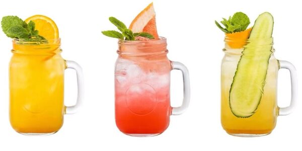 Mason / Mocktail Jar 500 ML. (6 Pc. Set)