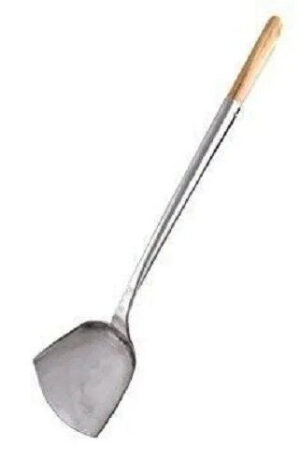 Stainless Steel Food Portioner wood handle