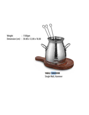SS Table Tandoor Snack Server