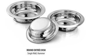 Round Dish Hammered 400ML.
