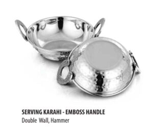 Stainless Steel Double Wall Karahi