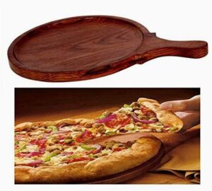 Wooden 12" Pizza Board with handle